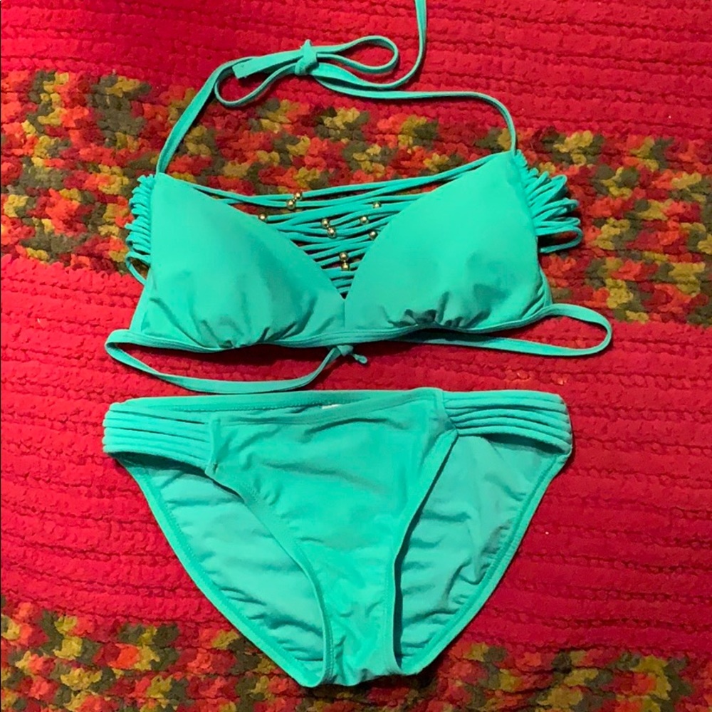 Teal bikini, small